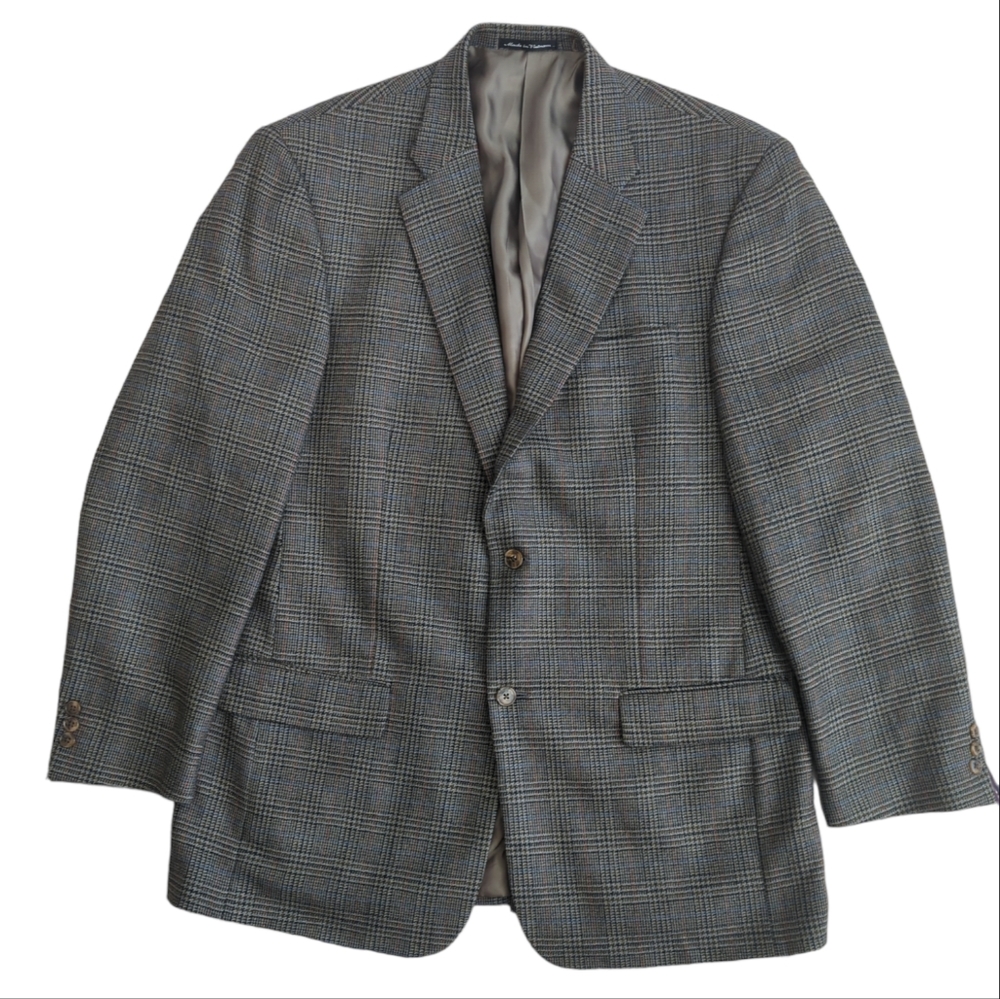 Lyle & Scott 100% wool blazer, Scotland, sports coat suit jacket, 44L